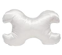 Save My Face - Le Grand Satin White Pillow with Removable pillowcase. Made in USA. Anti Wrinkle Pillow