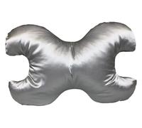 "SAVE MY FACE!" PILLOW THE ORIGINAL ANTI-WRINKLE PILLOWETTE Le Grand Pillow (Grey, Silk)