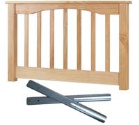 Save On Goods UK 5Ft King Size Beech Wood Finish Solid,chunky Headboard Bed Head End Board