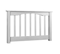 Save On Goods UK 5Ft King Size Grey Wood Finish Solid,chunky Headboard Bed Head End Board