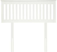 Save on Goods White,Oak finish solid wood wooden headboard bed head end board (WHITE, 3FT SINGLE)