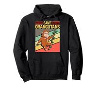Save Orangutans Pullover Hoodie