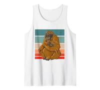 Save Orangutans Vintage Animal Monkey Baby Jungle Love Tank Top