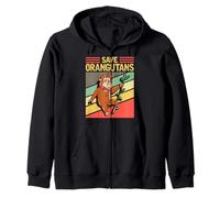 Save Orangutans Zip Hoodie