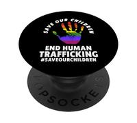 Save our children's shirt - End Child Trafficking PopSockets Adhesive PopGrip