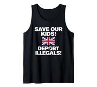 Save Our Kids Deport Illegals UK Reform Tank Top