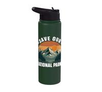 Save Our National Parks Scenic Wilderness Stainless Steel Insulated Water Bottle