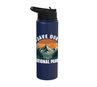 Save Our National Parks Scenic Wilderness Stainless Steel Insulated Water Bottle