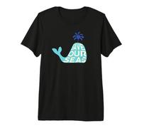Save Our Oceans and Seas, Cute Whale Premium T-Shirt