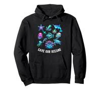 Save Our Oceans Ocean Conservation Marine Life Pullover Hoodie