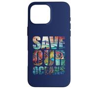 Save Our Oceans Protect Turtles Earth World Ocean Day 2024 Case for iPhone 16 Pro Max