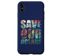 Save Our Oceans Protect Turtles Earth World Ocean Day 2024 Case for iPhone XS Max