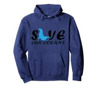 Save Our Oceans Sea Lion Pullover Hoodie