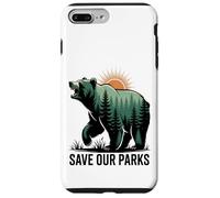 Save Our Parks Bear Forest Nature Conservation Case for iPhone 7 Plus/8 Plus
