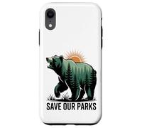 Save Our Parks Bear Forest Nature Conservation Case for iPhone XR