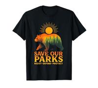 Save Our Parks - Bear Forest Nature Conservation T-Shirt