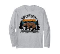 Save Our Parks Resist National Park Protect ALT US Parks Long Sleeve T-Shirt