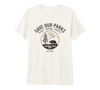 Save Our Parks Tshirt Protect National Park Retro Vintage Premium T-Shirt
