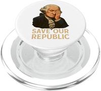 Save Our Republic George Washington Facepalm Protest PopSockets PopGrip for MagSafe