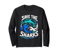 Save Our Sharks Divers for Animal Welfare Shark Long Sleeve T-Shirt