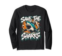 Save Our Sharks Divers for Animal Welfare Shark Long Sleeve T-Shirt
