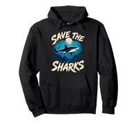 Save our Sharks Divers for Animal Welfare Shark Pullover Hoodie