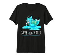 Save Our Waters Earth Day Clean Water Conservation Premium T-Shirt