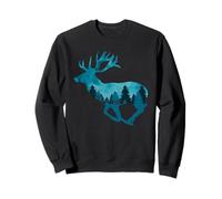 "Save Our Woods" Environmental Protection Deer Nature Lovers Sweatshirt