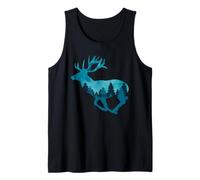 "Save Our Woods" Environmental Protection Deer Nature Lovers Tank Top