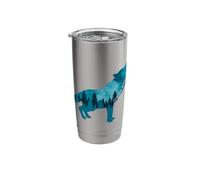 Save Our Woods Environmental Protection Howling Wolf Stainless Steel Insulated Tumbler