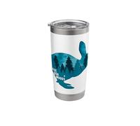 Save Our Woods Environmental Protection Rabbit Nature Lovers Stainless Steel Insulated Tumbler