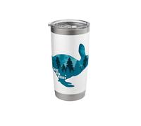 Save Our Woods Environmental Protection Rabbit Nature Lovers Stainless Steel Insulated Tumbler