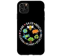 Save Rescue Recycle Clean Crayon Kids Earth Day Boys Girls Case for iPhone 11 Pro Max