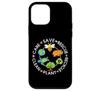 Save Rescue Recycle Clean Crayon Kids Earth Day Boys Girls Case for iPhone 12 mini