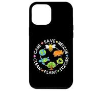 Save Rescue Recycle Clean Crayon Kids Earth Day Boys Girls Case for iPhone 12 Pro Max