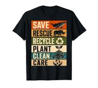 Save Rescue Recycle Plant Care Earth Day T-Shirt