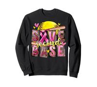 Save Second And Base Softball Breast Cancer Awareness Month Sweatshirt