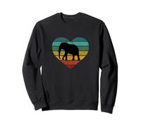 Save Serengeti Safari Kenya Africa Heart I Love Elephants Sweatshirt