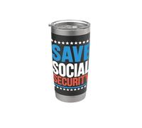 Save Social Security Stainless Steel Insulated Tumbler