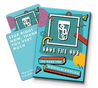 Save The 90s Drinking Game! A Nostalgia Party Game! A Great Retro Birthday Gift And Fun 1990s Pre Drinks Adult Card Game!
