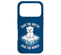 Save the Arctic, Save the World Climate Change Earth Day Case for iPhone 17 Pro