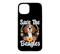 Save The Beagles Beagle Rescue Adoption Support Case for iPhone 15 Plus