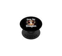 Save The Beagles Beagle Rescue Adoption Support PopSockets Adhesive PopGrip
