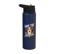 Save THE Beagles - Cute Dog Lover Gift Stainless Steel Insulated Water Bottle