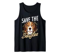 Save THE Beagles - Cute Dog Lover Gift Tank Top