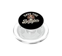 Save The Beagles Cute Dog Lover Rescue Design PopSockets PopGrip for MagSafe