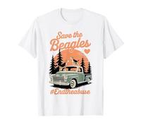 Save The Beagles End The Abuse Rescue Beagle T-Shirt