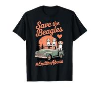 Save The Beagles End The Abuse Rescue Beagle T-Shirt