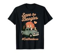 Save The Beagles End The Abuse Rescue Beagle T-Shirt