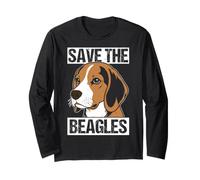 Save THE Beagles Funny Dog Lover Gift Long Sleeve T-Shirt